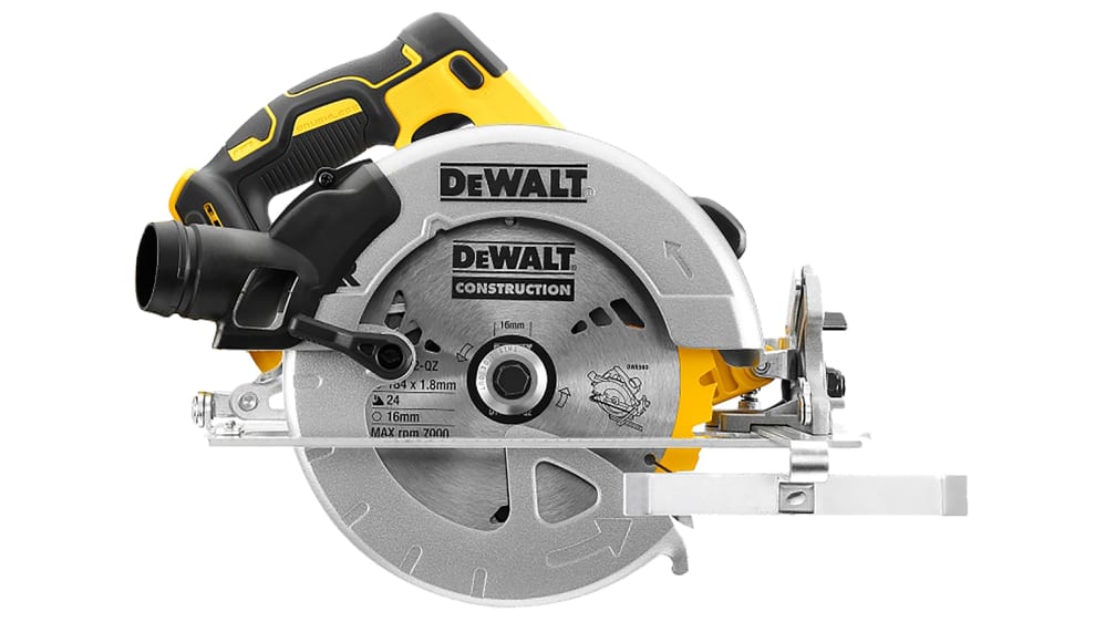 DCS512P2-GB DeWALT, Sierra circular DeWALT a batería, diám. de hoja 140mm,  husillo 20mm, enchufe inglés, 250-8559