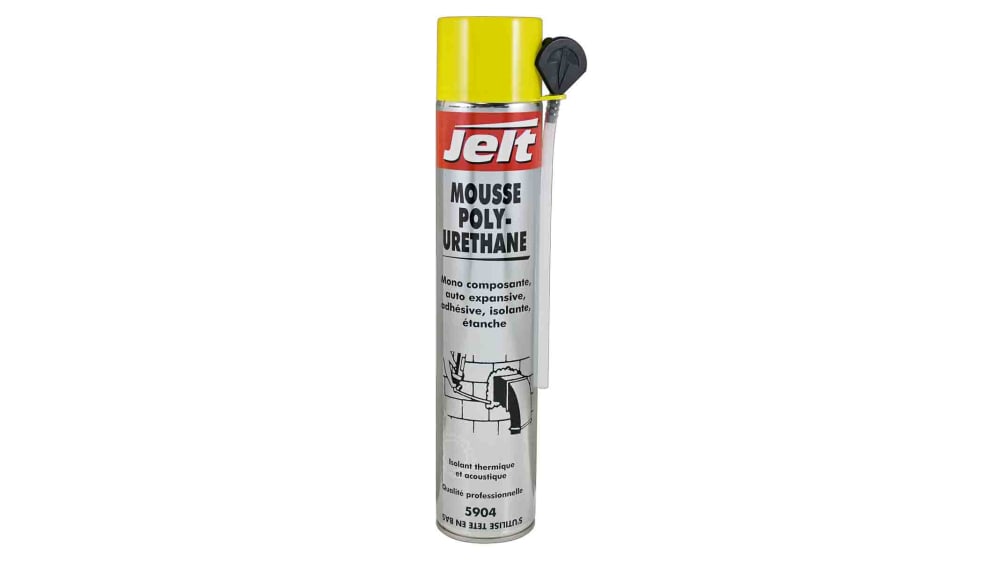 005904, Mousse polyuréthane Jelt Vert Aérosol 1000 ml