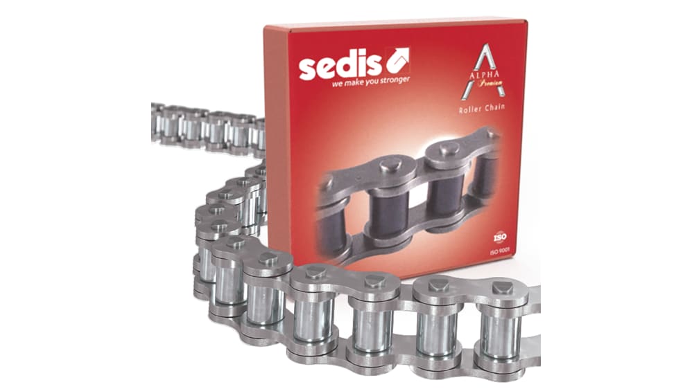 7NIN9B01A00 | Sedis ローラーチェーン 08B-1, 1 Strands 12.7 mm