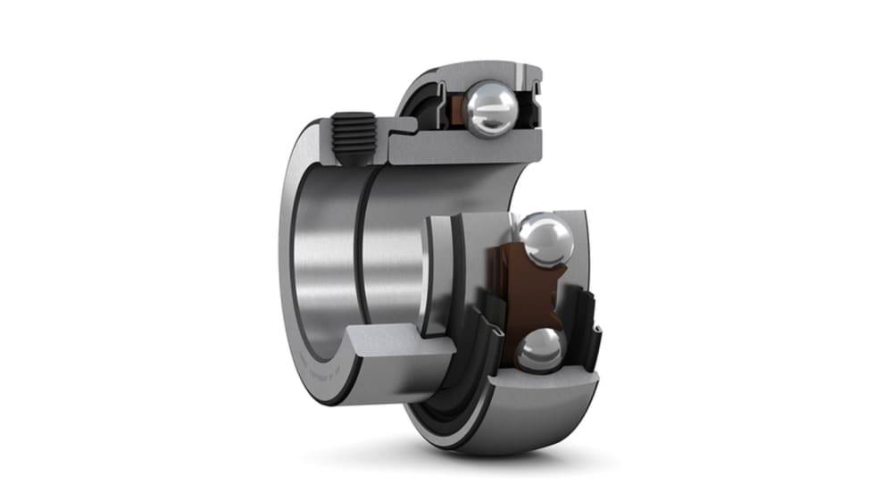 SKF ベアリングインサート, スチール, 内径:25mm, 外径:52mm SKF ベアリングインサート, スチール, 内径:25mm, 外径:52mm
