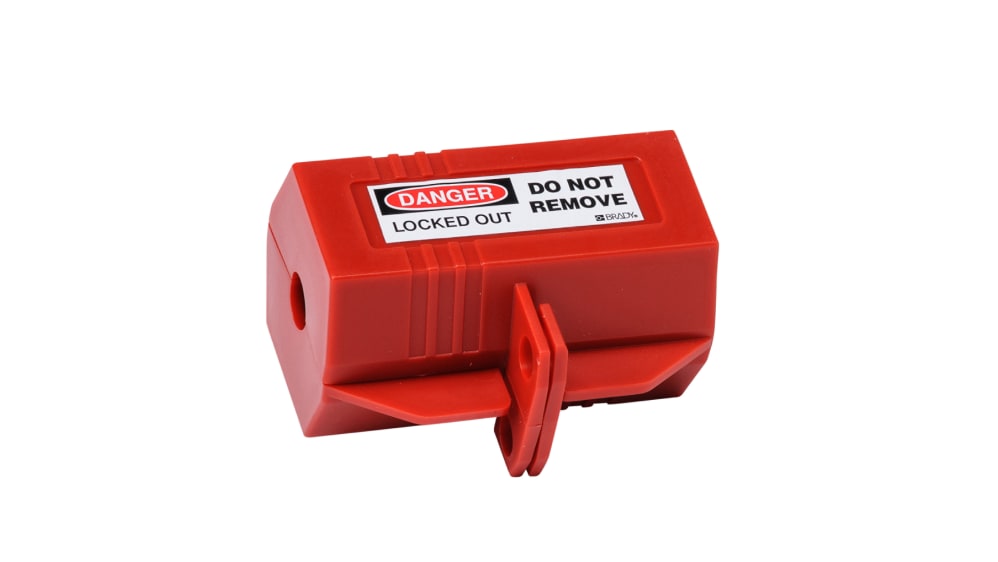 Hoaさん専用 PLUG LOCKOUT 110 VOLT W/ DANGER LABELS | Brady ロックアウト, 2穴