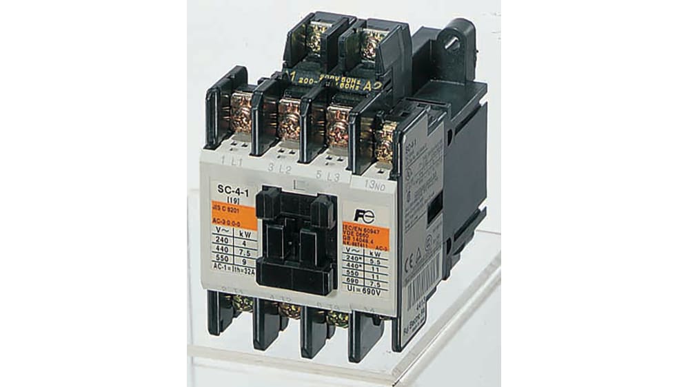 SC-4-1 AC200V 1B | Fuji Electric SCシリーズ 接触器, 32 A, 110V ac