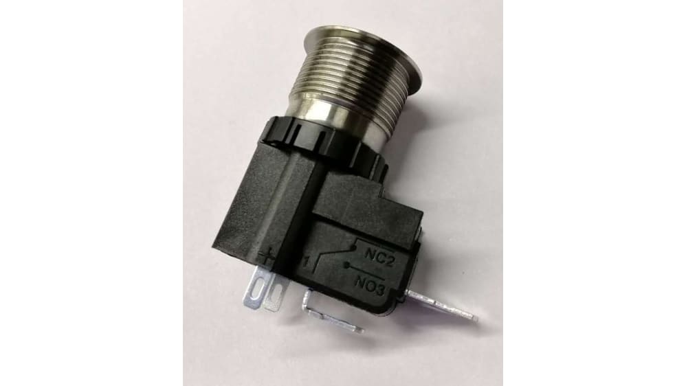 RS PRO 押しボタンスイッチ, モーメンタリ, SPST, 16 A、26 A