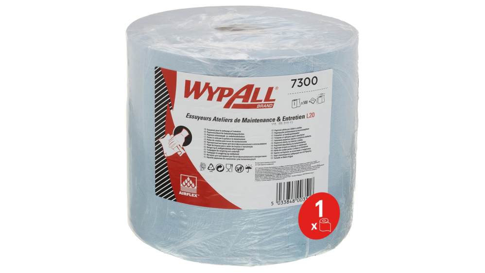WypAll Poetsdoek 7476 L10 Extra 1-laags Blauw