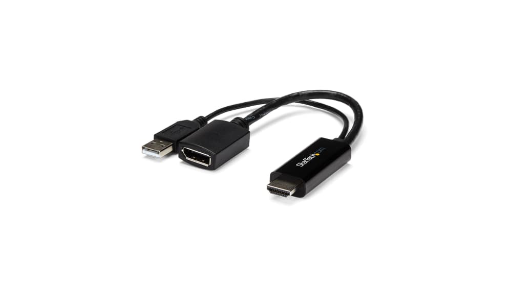 HD2DP HDMI to DisplayPort Adapter, 255mm Length