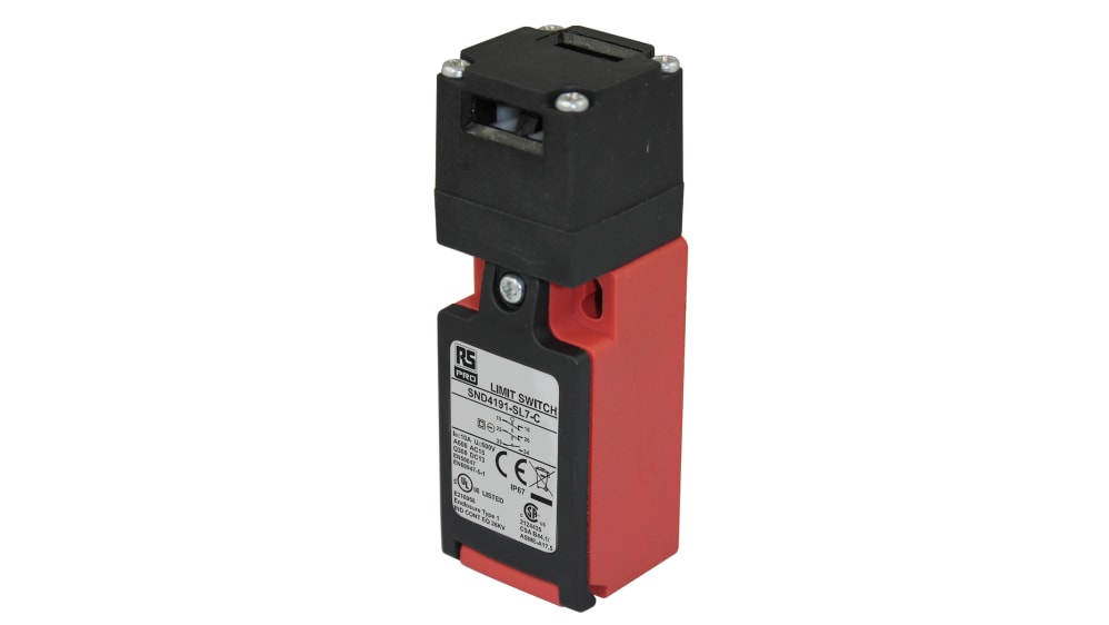 RS PRO Plunger Limit Switch, 1 NO/2 NC, IP67, Plastic Housing