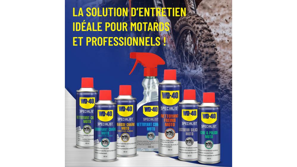 WD40 Bike, Moto Cire et Polish 400ml