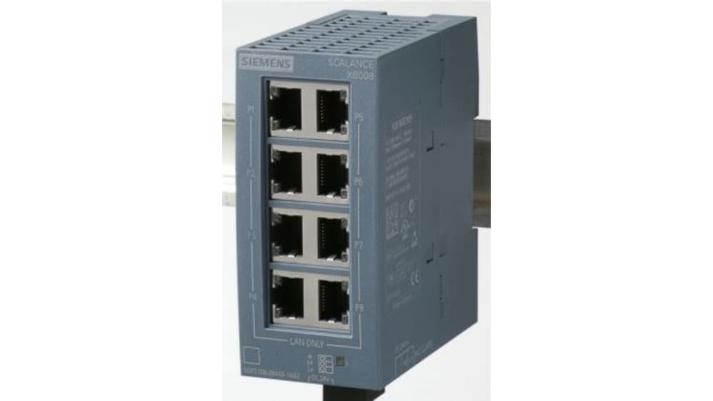 Siemens 産業用スイッチ, 6GK5008-0BA10-1AB2 | RS