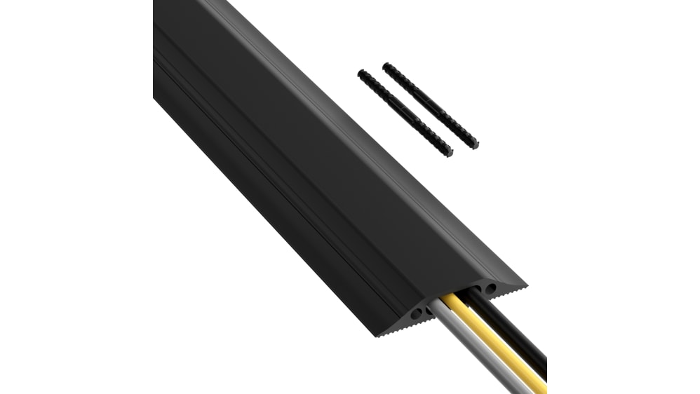 RS PRO 床用モール, 内径：30mm, 長さ：9m, 黒 | RS