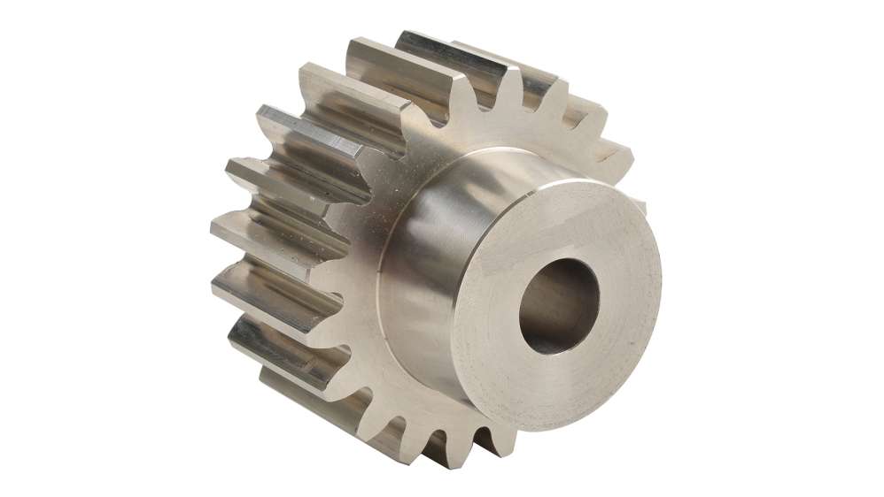 Ingranaggio cilindrico RS PRO, modulo 1, 50 denti, passo 50 mm, semigiunto 14 mm, foro 6 mm, in Acciaio | RS