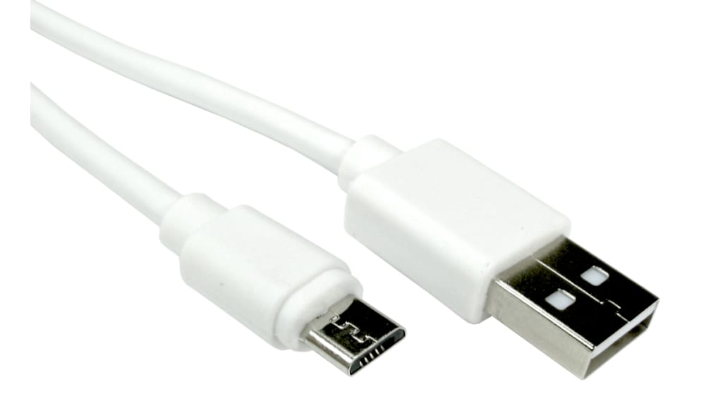 RS PRO USB Male USB A to Male Micro USB B, 3m