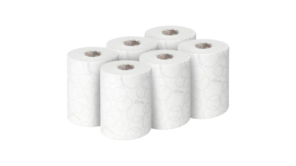 Rotoli Asciugamani Kleenex Ultra Slimroll - 6 Rotoli X 100 M, 2 Veli - Super Assorbenti - Foto 8