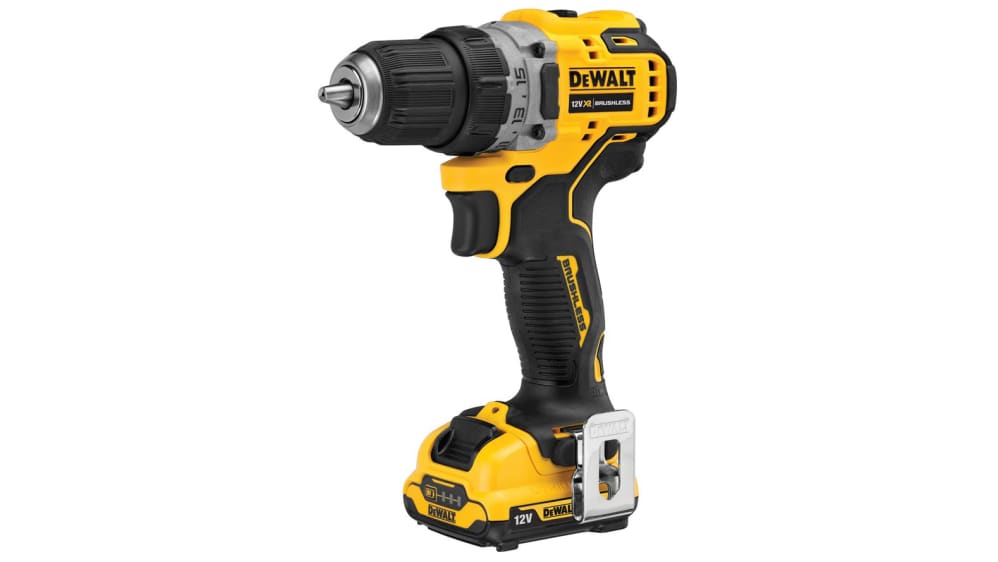 DCD709P1T-GB, Taladro-atornillador DeWALT a batería Ión-litio XR de 18V 5Ah  con 1 batería, Enchufe UK