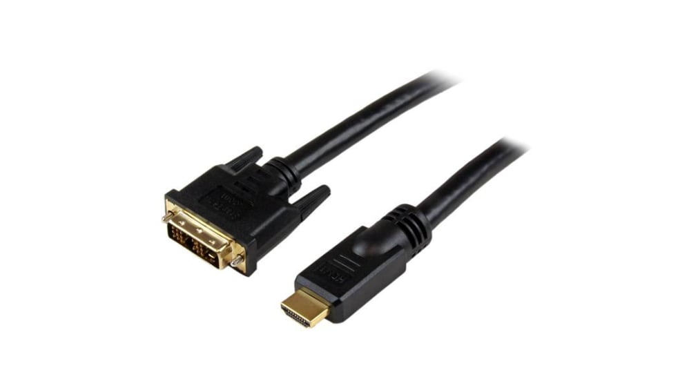 fysisk sindsyg Indføre HDDVIMM10M | StarTech.com 1920 x 1200 Male HDMI to Male DVI-D Single Link  Cable, 10m | RS