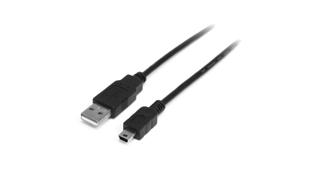 USB2HABM1M | StarTech.com USB 2.0, Male USB A to Male Mini