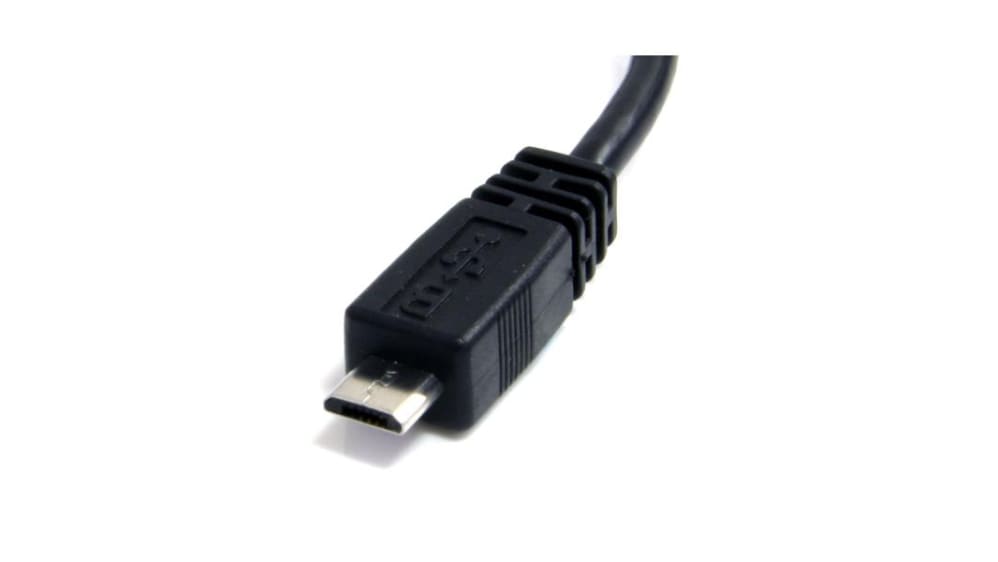 StarTech.com USB 2.0 Cable, Male Micro USB B to Male Micro USB B Cable,  200mm