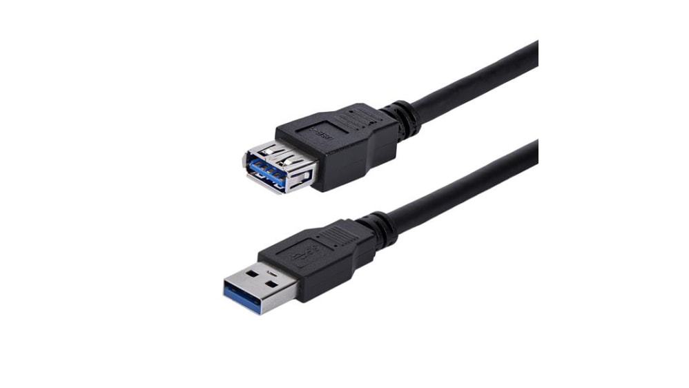 Cable USB 3.0 Startech con B. USB A Hembra color Negro