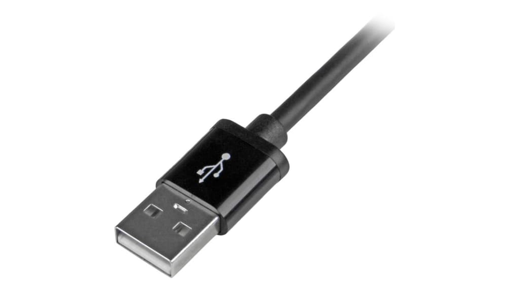 USBLT2MB, Câble USB Startech, Lightning vers USB A, 2m, Noir