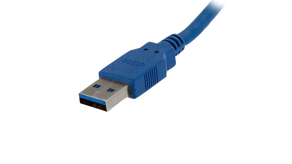 Alargador USB 3.0 RS PRO, con A. USB A Macho, con B. USB A Hembra, long.  1m, color Azul