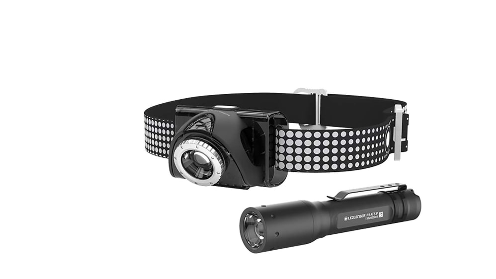 501090, Linterna frontal LEDLENSER SEO7R, 25 lm, 220 lm, alcance 100 m.,  130 m, recargable, batería AAA, IPX4, IPX6