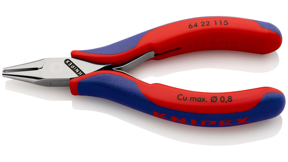 Pince coupante pointue Knipex 64 22 115 mm, capacité 0.8mm