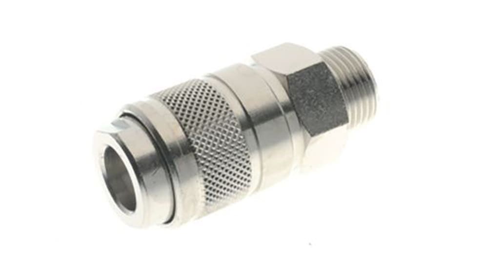 RS PRO Brass Female Quick Air Coupling G 1 2 Male Threaded