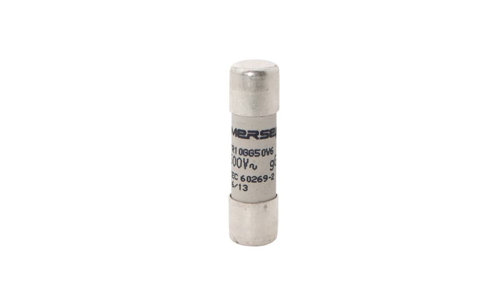 K215128 | Mersen 6 A GG Ceramic Cartridge Fuse, 10 x 38 mm | RS 1PCS FNQ-2-1/2 Ceramic Fuse Delay 10 * 38MM 2.5A 500V