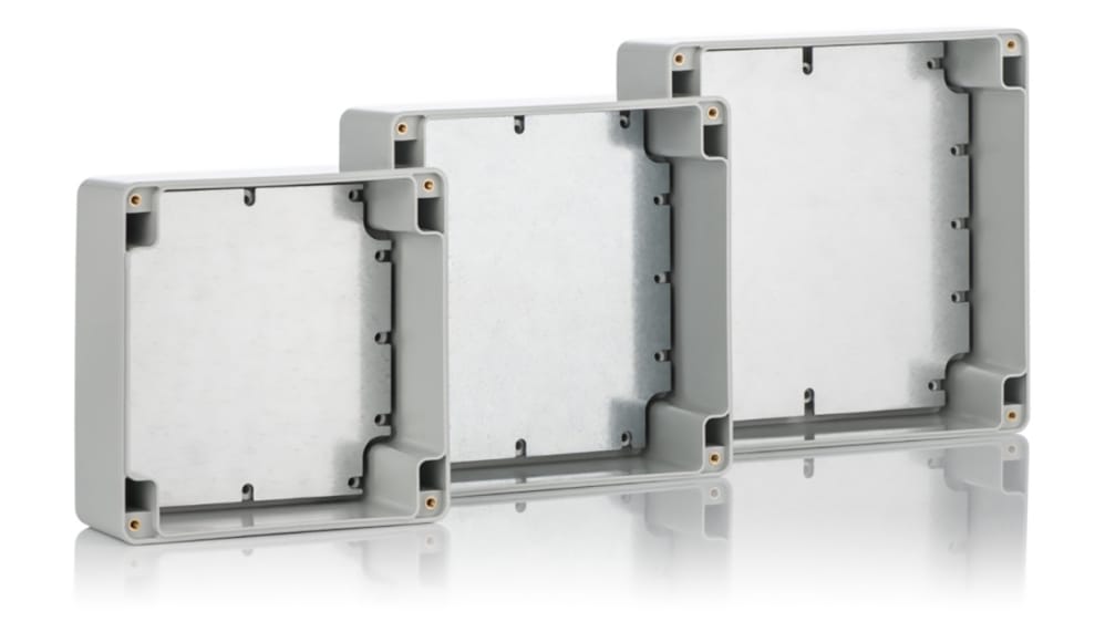 RS PRO エンクロージャーアクセサリ, 取り付けプレート, 亜鉛めっき