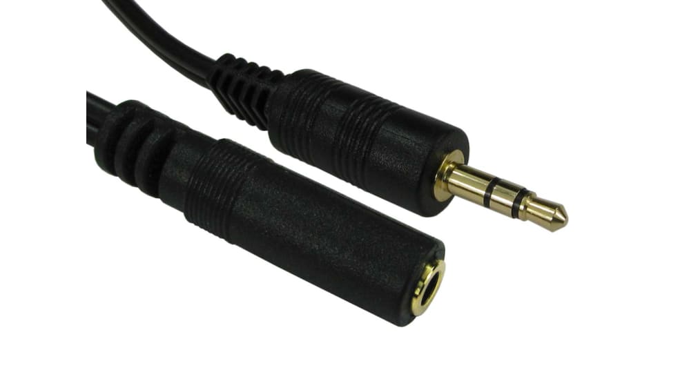 3,5-mm-Audio-Splitter-Verlängerungskabel, 3,5-mm-Buchse, 1 Stecker auf