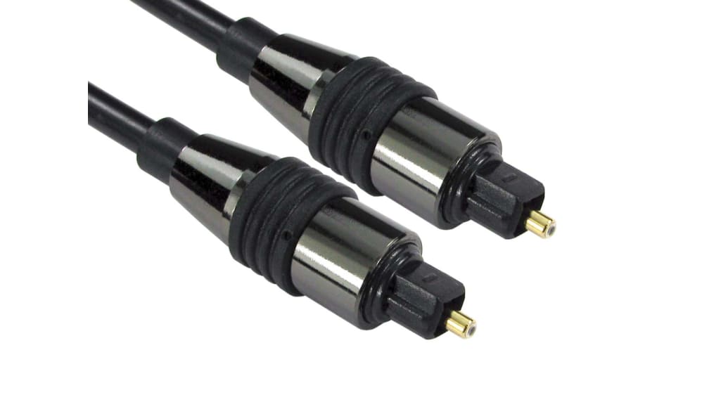 RS PRO Male TOSlink to Male TOSlink Optical Audio Cable, 20m | RS