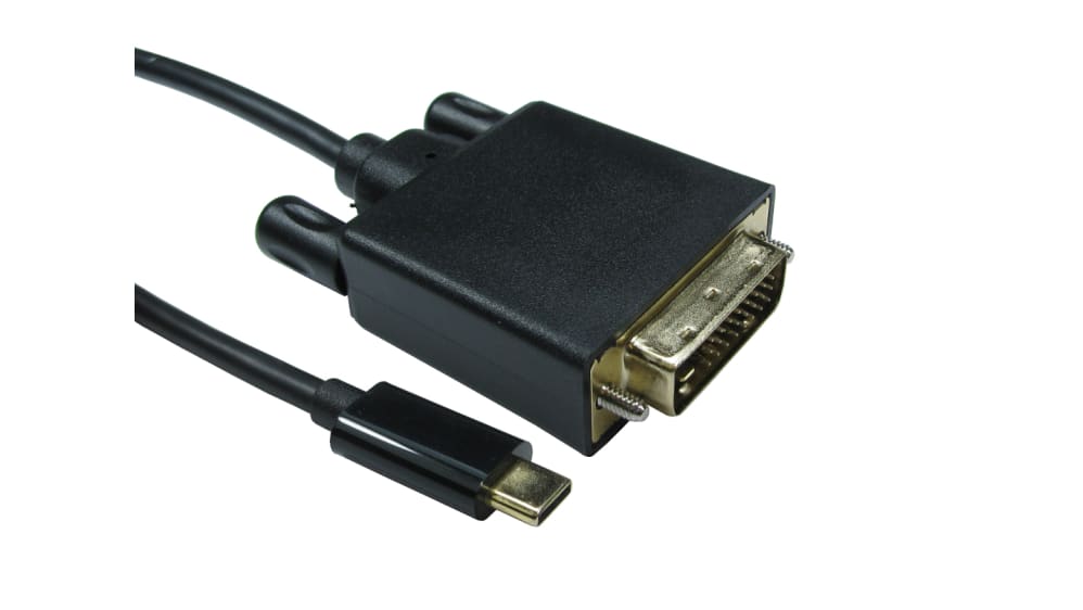 RS PRO USB C to DVI Adapter Cable, Supported Display(s) 4K RS