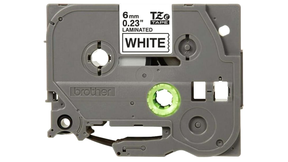 TZe-211 | Brother Black on White Label Printer Tape, 8 m Length, 6