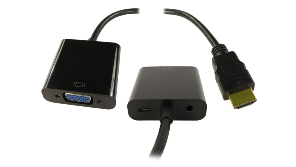 RS PRO AV Adapter, Male HDMI to Female VGA RS