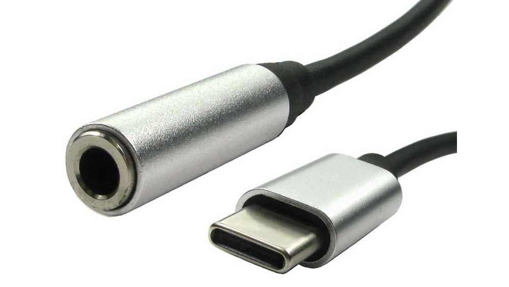 RS PRO Male USB C to Female Stereo Jack, 150mm RS