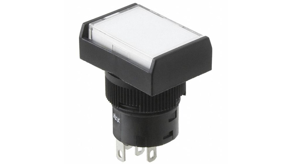 YB26WRKW01 | NKK Switches 押しボタンスイッチ, On-On, DPDT, 3 A