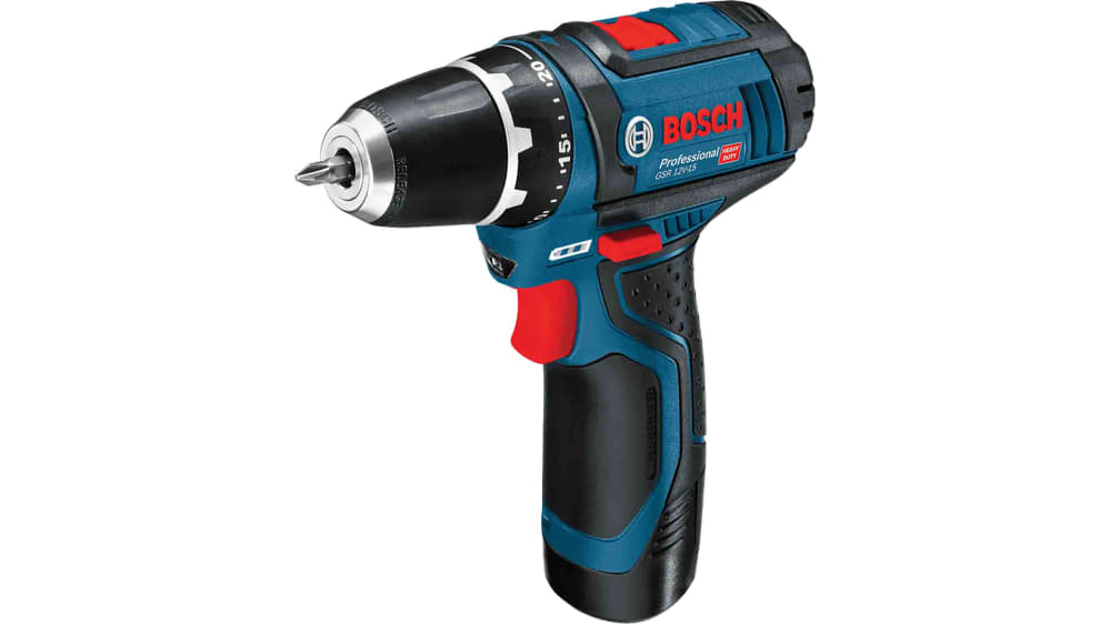 Perceuse visseuse sans fil 12V Li-Ion 2Ah GSR 12V-15 Bosch