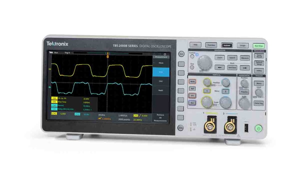 Tektronix オシロスコープ, 200MHz, ベンチ, TBS2202B | RS