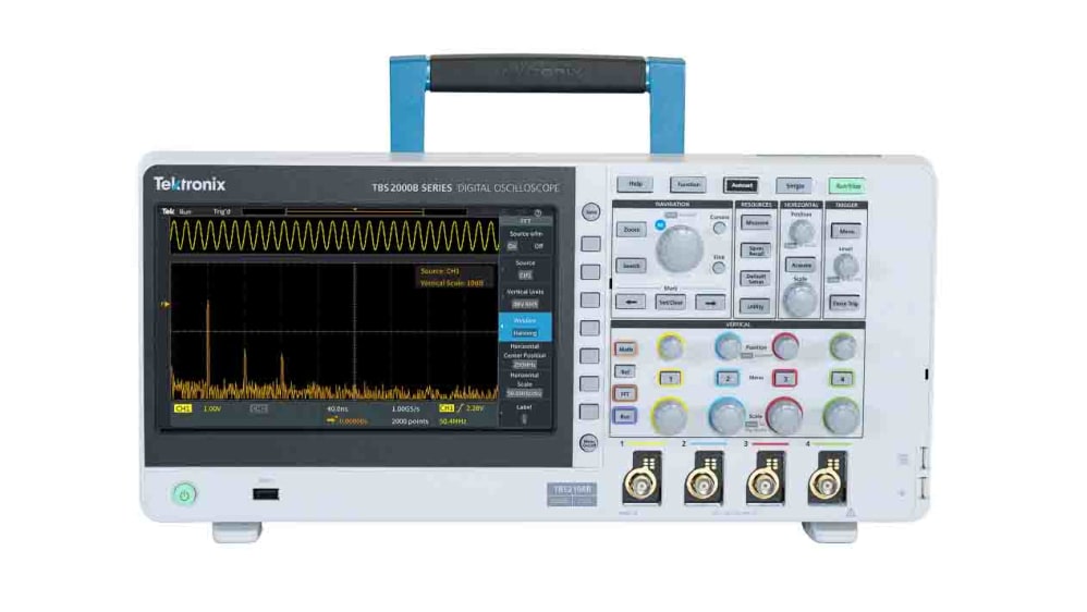 Tektronix オシロスコープ, 200MHz, ベンチ, TBS2204B | RS