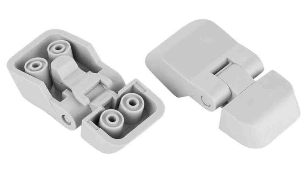 RS PRO エンクロージャーアクセサリ ヒンジ ABS樹脂 グレー