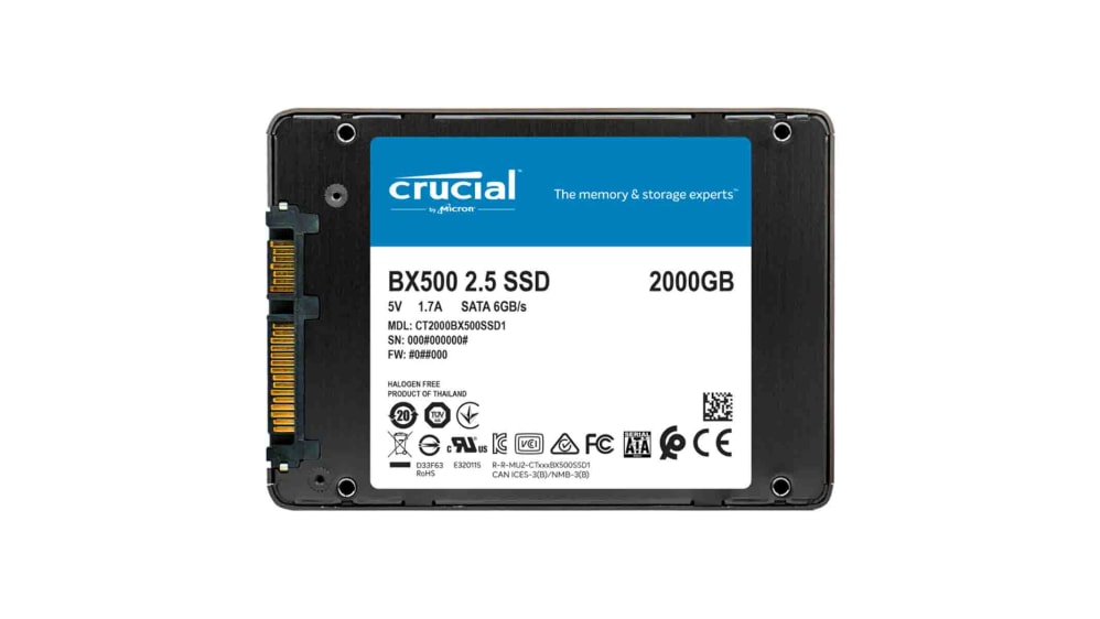 内蔵型SSD BX500 CT2000BX500SSD1 Amazon.com: Crucial BX500 2TB 3D NAND SATA 2.5-Inch Internal SSD