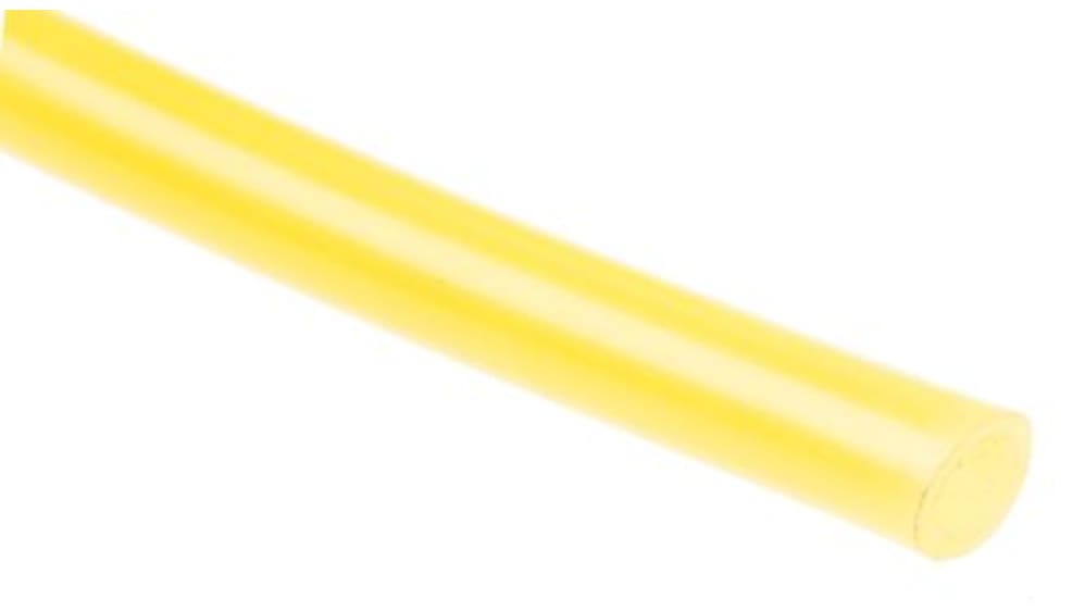 Tuyau à air comprimé RS PRO, 10mm x 7mm x 30m Jaune en Nylon