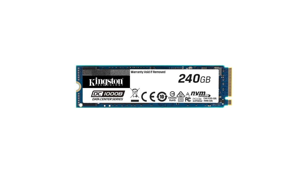 SEDC1000BM8/240G | Kingston ソリッドステートドライブ SSD 240 GB NVMe PCIe Gen 3 4 RS
