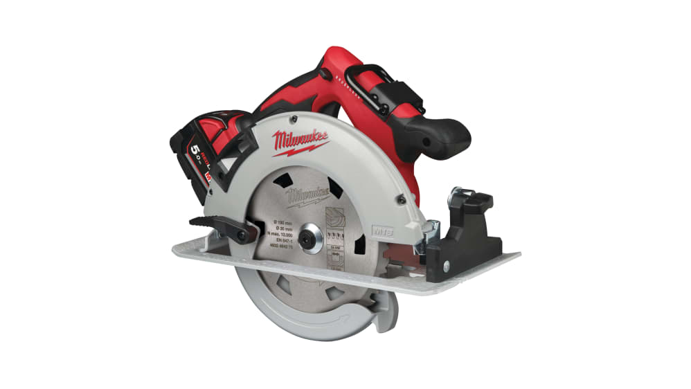 Milwaukee M18 M18BLCS66-502X 190mm Cordless Circular Saw, 18V | RS