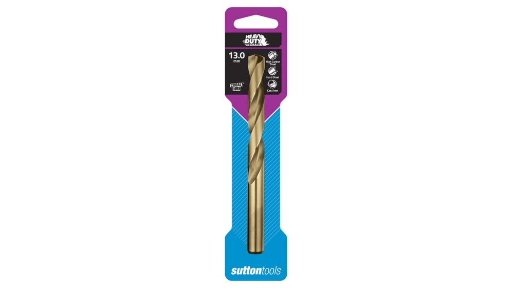 D1081300 Sutton Tools Jobber Drill Bit, 13mm Diameter, 151 mm