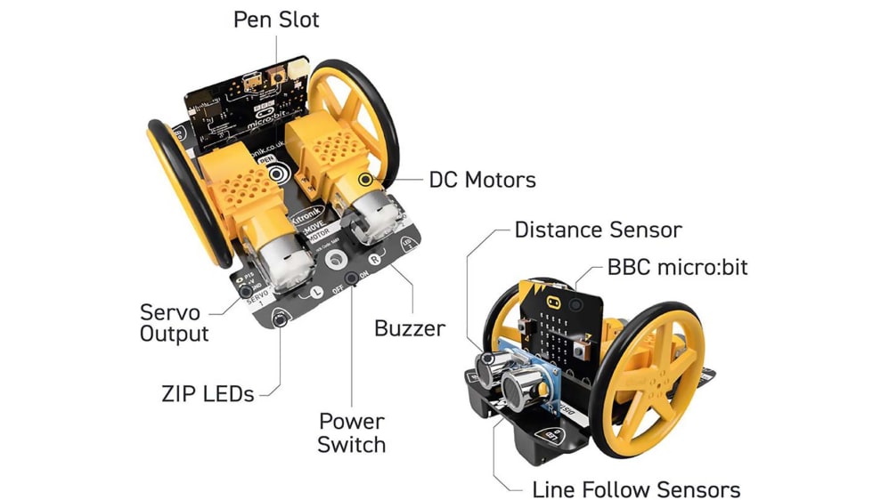 Kitronik :MOVE Motor for the BBC micro:bit – Kitronik Ltd