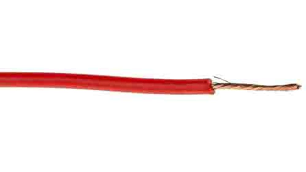 RS PRO Red 0.52 mm² Hook Up Wire, 20 AWG, 270/0.05 mm, 100m, Silicone Rubber Insulation | RS RS PRO Red 0.52 mm² Hook Up Wire, 20 AWG, 270/0.05 mm, 100m, Silicone Rubber Insulation | RS
