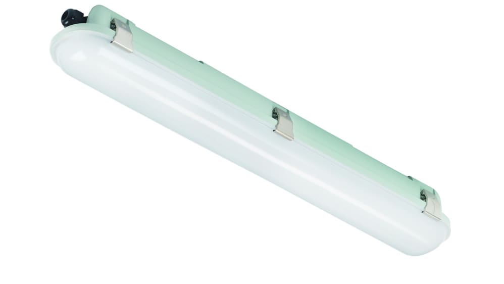 RS PRO 27 W LED Batten Light, 240V Batten Single, 1 Lamp Anti