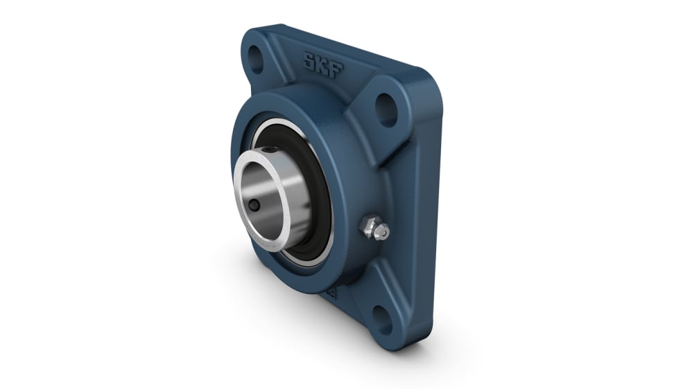 SKF フランジ付きベアリングユニット, 4穴, 内径:50mm, 鋳鉄 SKF フランジ付きベアリングユニット, 4穴, 内径:50mm, 鋳鉄