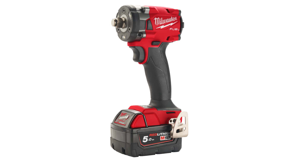 M18FIW2F38-502X Milwaukee 3/8 in 18V, 5Ah Cordless Impact Wrench