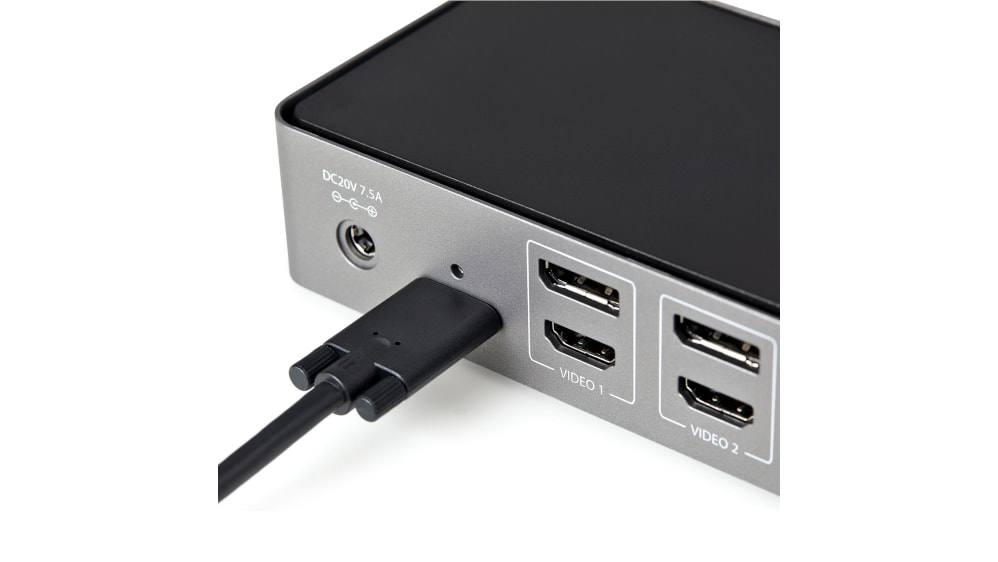 Station d'accueil bureau 3 X 4K USB-A & USB-C 12 périphériques 85W